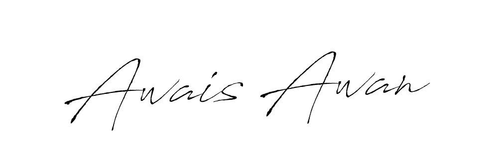 Use a signature maker to create a handwritten signature online. With this signature software, you can design (Antro_Vectra) your own signature for name Awais Awan. Awais Awan signature style 6 images and pictures png