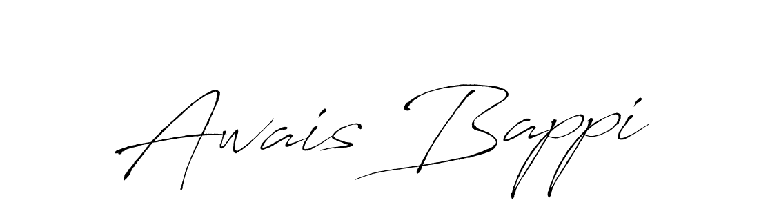 The best way (Antro_Vectra) to make a short signature is to pick only two or three words in your name. The name Awais Bappi include a total of six letters. For converting this name. Awais Bappi signature style 6 images and pictures png