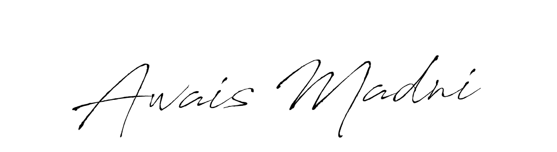 Also we have Awais Madni name is the best signature style. Create professional handwritten signature collection using Antro_Vectra autograph style. Awais Madni signature style 6 images and pictures png