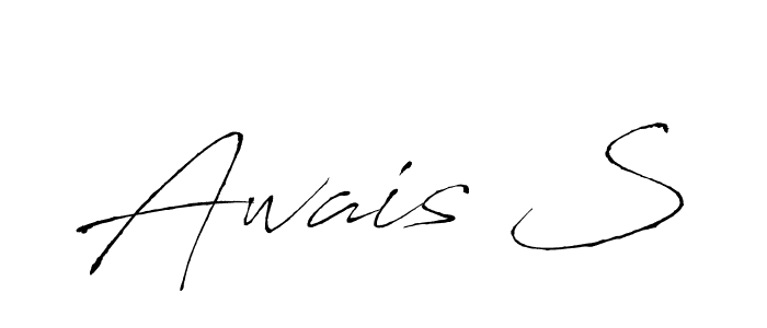 Antro_Vectra is a professional signature style that is perfect for those who want to add a touch of class to their signature. It is also a great choice for those who want to make their signature more unique. Get Awais S name to fancy signature for free. Awais S signature style 6 images and pictures png