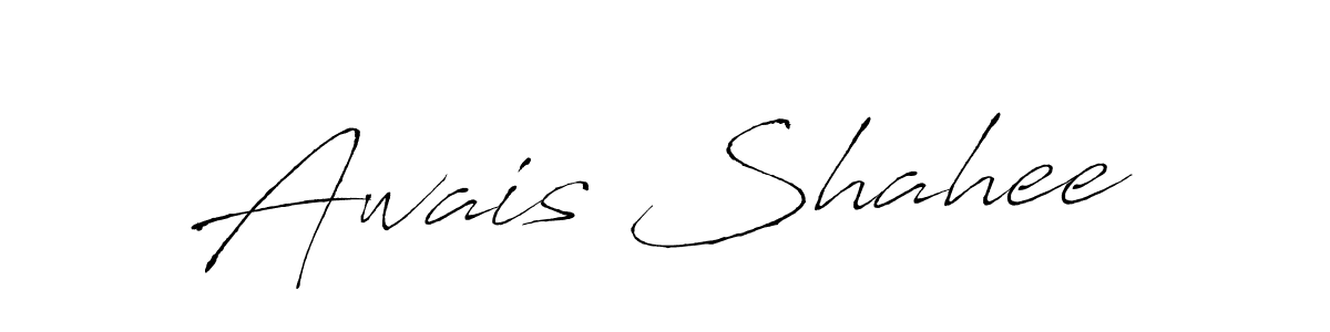 Awais Shahee stylish signature style. Best Handwritten Sign (Antro_Vectra) for my name. Handwritten Signature Collection Ideas for my name Awais Shahee. Awais Shahee signature style 6 images and pictures png