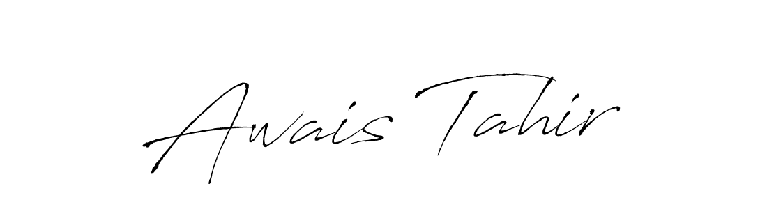 Use a signature maker to create a handwritten signature online. With this signature software, you can design (Antro_Vectra) your own signature for name Awais Tahir. Awais Tahir signature style 6 images and pictures png
