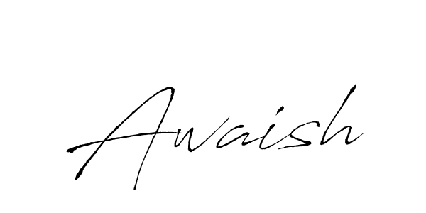 Create a beautiful signature design for name Awaish. With this signature (Antro_Vectra) fonts, you can make a handwritten signature for free. Awaish signature style 6 images and pictures png