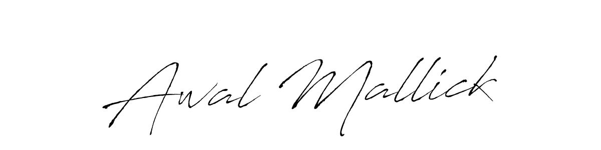 Awal Mallick stylish signature style. Best Handwritten Sign (Antro_Vectra) for my name. Handwritten Signature Collection Ideas for my name Awal Mallick. Awal Mallick signature style 6 images and pictures png
