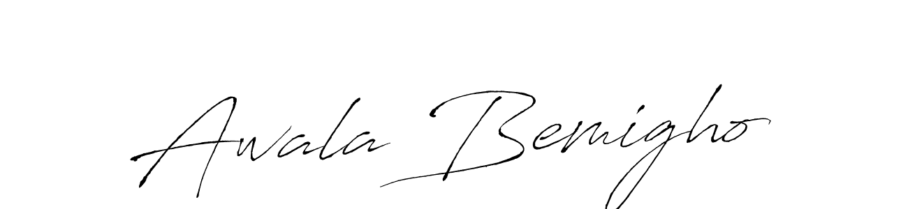 How to make Awala Bemigho signature? Antro_Vectra is a professional autograph style. Create handwritten signature for Awala Bemigho name. Awala Bemigho signature style 6 images and pictures png