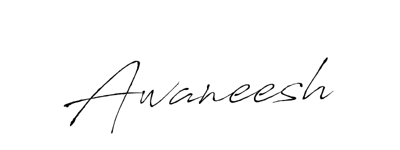 Make a beautiful signature design for name Awaneesh. With this signature (Antro_Vectra) style, you can create a handwritten signature for free. Awaneesh signature style 6 images and pictures png