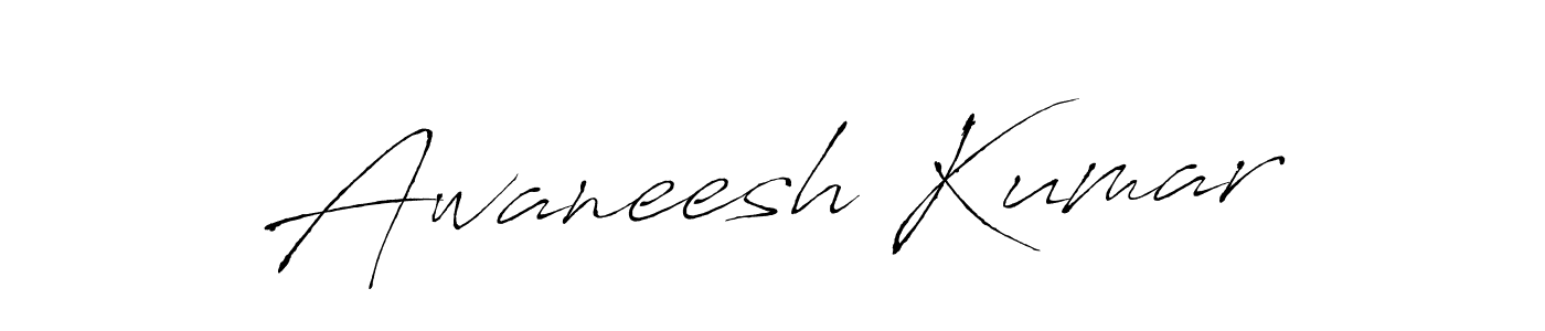 How to make Awaneesh Kumar signature? Antro_Vectra is a professional autograph style. Create handwritten signature for Awaneesh Kumar name. Awaneesh Kumar signature style 6 images and pictures png