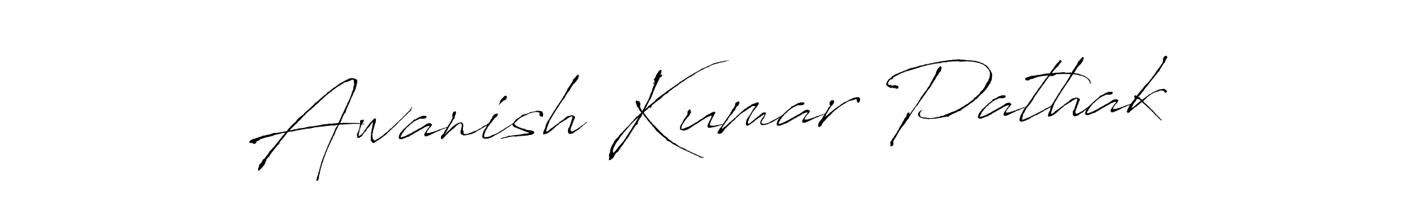 Awanish Kumar Pathak stylish signature style. Best Handwritten Sign (Antro_Vectra) for my name. Handwritten Signature Collection Ideas for my name Awanish Kumar Pathak. Awanish Kumar Pathak signature style 6 images and pictures png
