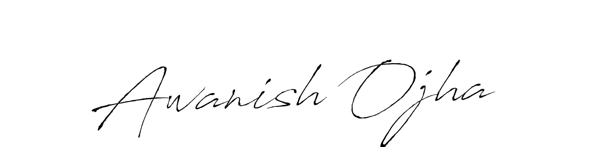 The best way (Antro_Vectra) to make a short signature is to pick only two or three words in your name. The name Awanish Ojha include a total of six letters. For converting this name. Awanish Ojha signature style 6 images and pictures png