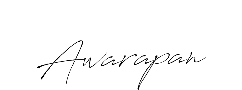 Make a beautiful signature design for name Awarapan. With this signature (Antro_Vectra) style, you can create a handwritten signature for free. Awarapan signature style 6 images and pictures png