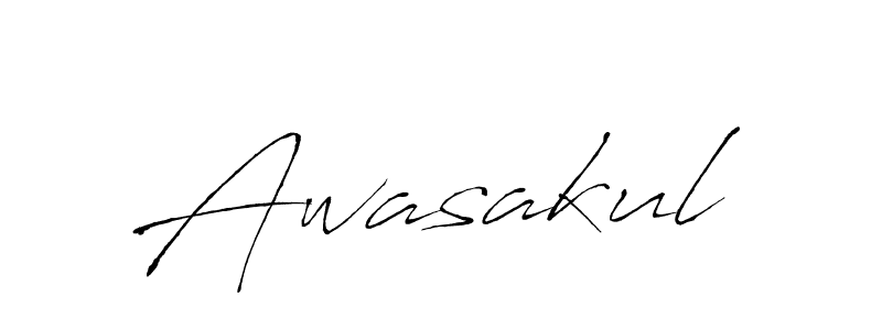 Awasakul stylish signature style. Best Handwritten Sign (Antro_Vectra) for my name. Handwritten Signature Collection Ideas for my name Awasakul. Awasakul signature style 6 images and pictures png