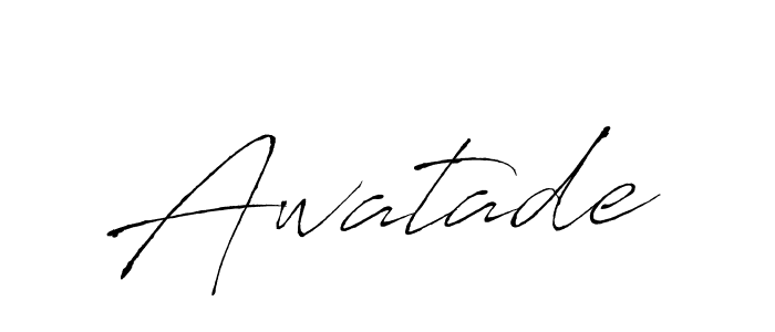 Create a beautiful signature design for name Awatade. With this signature (Antro_Vectra) fonts, you can make a handwritten signature for free. Awatade signature style 6 images and pictures png