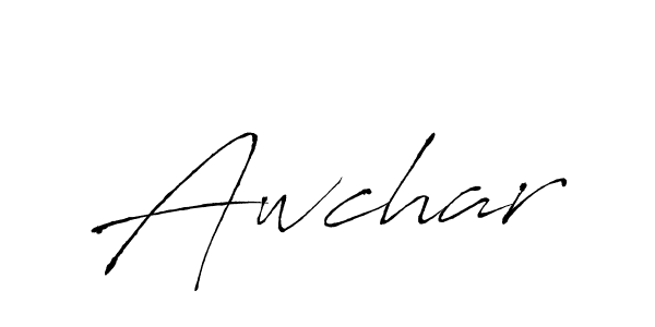 if you are searching for the best signature style for your name Awchar. so please give up your signature search. here we have designed multiple signature styles  using Antro_Vectra. Awchar signature style 6 images and pictures png