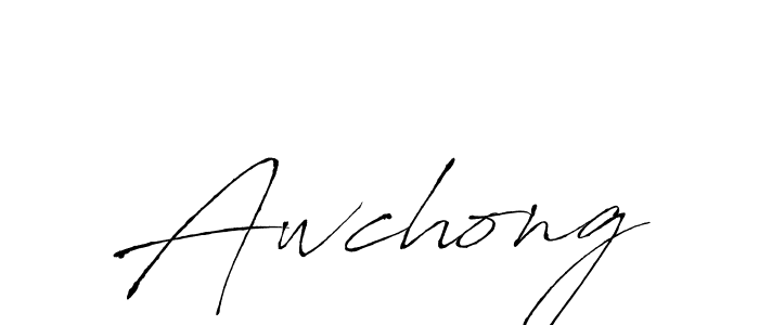 How to Draw Awchong signature style? Antro_Vectra is a latest design signature styles for name Awchong. Awchong signature style 6 images and pictures png