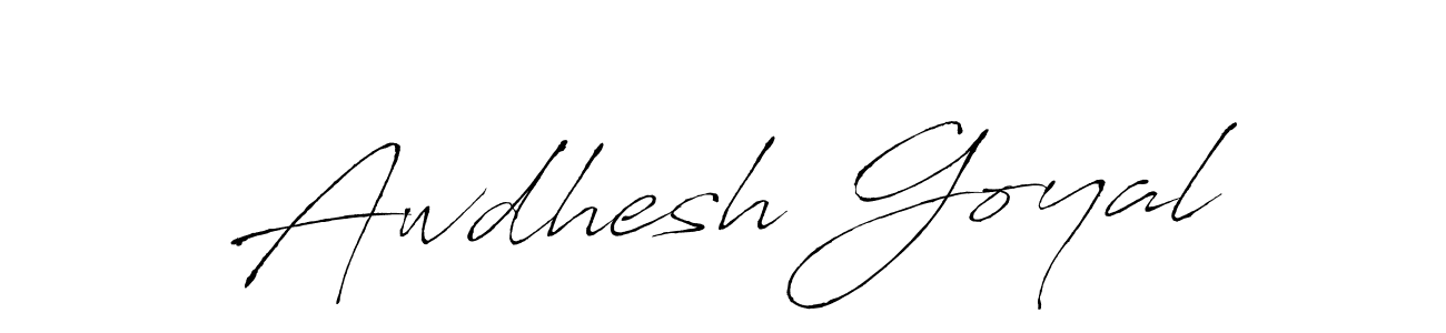 It looks lik you need a new signature style for name Awdhesh Goyal. Design unique handwritten (Antro_Vectra) signature with our free signature maker in just a few clicks. Awdhesh Goyal signature style 6 images and pictures png