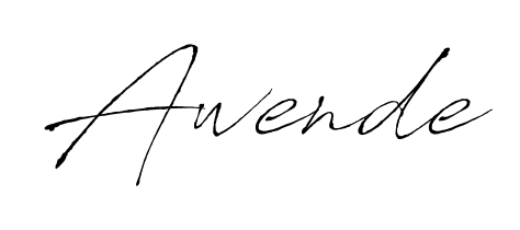 Check out images of Autograph of Awende name. Actor Awende Signature Style. Antro_Vectra is a professional sign style online. Awende signature style 6 images and pictures png
