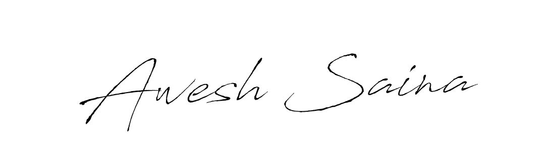 How to make Awesh Saina signature? Antro_Vectra is a professional autograph style. Create handwritten signature for Awesh Saina name. Awesh Saina signature style 6 images and pictures png