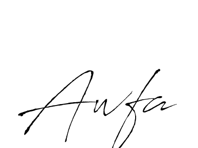 How to make Awfa signature? Antro_Vectra is a professional autograph style. Create handwritten signature for Awfa name. Awfa signature style 6 images and pictures png