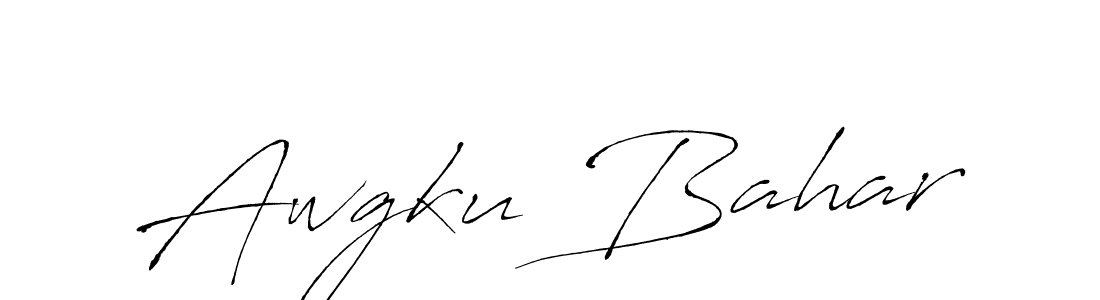 Make a beautiful signature design for name Awgku Bahar. Use this online signature maker to create a handwritten signature for free. Awgku Bahar signature style 6 images and pictures png