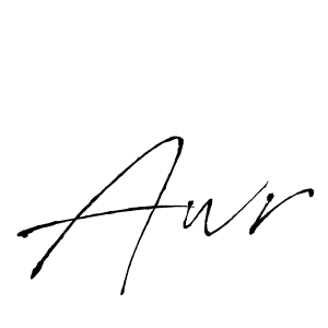 How to make Awr name signature. Use Antro_Vectra style for creating short signs online. This is the latest handwritten sign. Awr signature style 6 images and pictures png