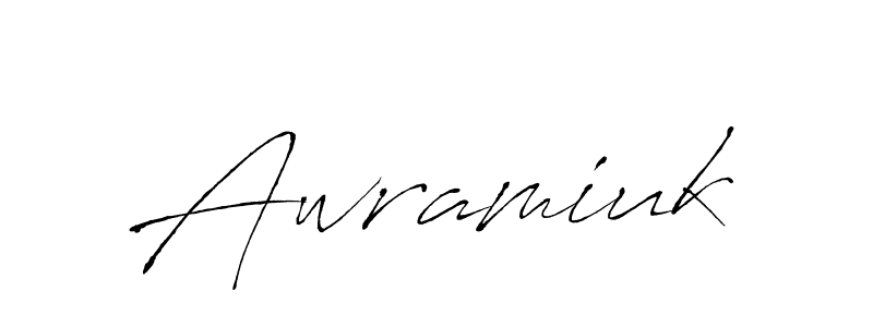 if you are searching for the best signature style for your name Awramiuk. so please give up your signature search. here we have designed multiple signature styles  using Antro_Vectra. Awramiuk signature style 6 images and pictures png