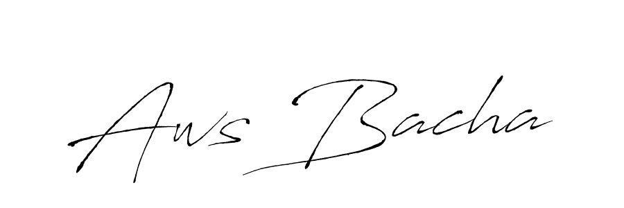 The best way (Antro_Vectra) to make a short signature is to pick only two or three words in your name. The name Aws Bacha include a total of six letters. For converting this name. Aws Bacha signature style 6 images and pictures png