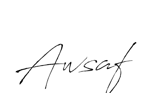 Awsaf stylish signature style. Best Handwritten Sign (Antro_Vectra) for my name. Handwritten Signature Collection Ideas for my name Awsaf. Awsaf signature style 6 images and pictures png