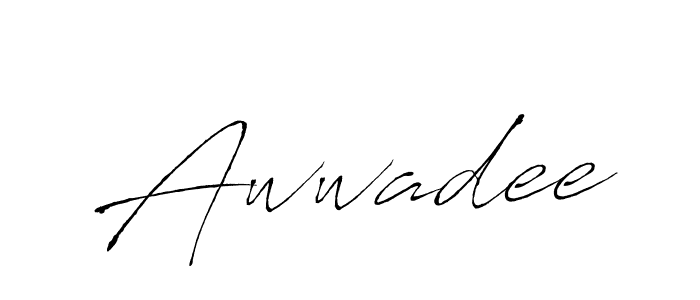 Create a beautiful signature design for name Awwadee. With this signature (Antro_Vectra) fonts, you can make a handwritten signature for free. Awwadee signature style 6 images and pictures png
