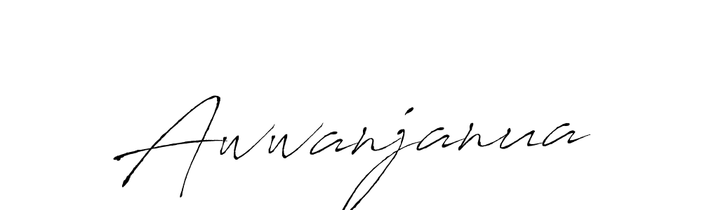 Also You can easily find your signature by using the search form. We will create Awwanjanua name handwritten signature images for you free of cost using Antro_Vectra sign style. Awwanjanua signature style 6 images and pictures png