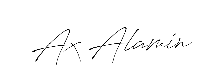 Similarly Antro_Vectra is the best handwritten signature design. Signature creator online .You can use it as an online autograph creator for name Ax Alamin. Ax Alamin signature style 6 images and pictures png