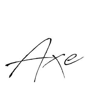 Make a beautiful signature design for name Axe. With this signature (Antro_Vectra) style, you can create a handwritten signature for free. Axe signature style 6 images and pictures png