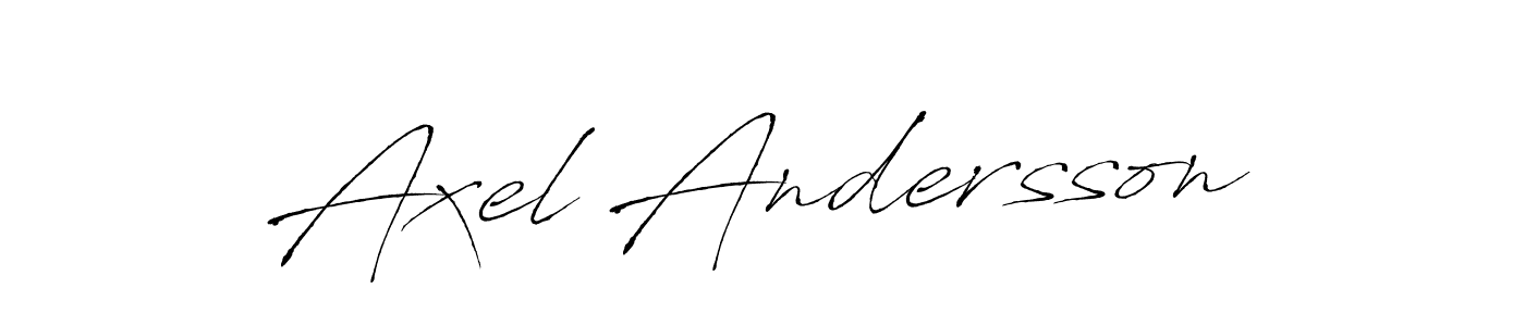 Create a beautiful signature design for name Axel Andersson. With this signature (Antro_Vectra) fonts, you can make a handwritten signature for free. Axel Andersson signature style 6 images and pictures png