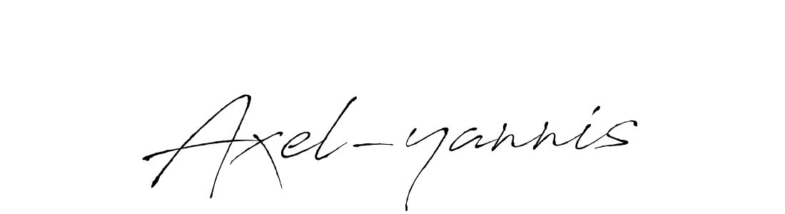 Make a beautiful signature design for name Axel-yannis. With this signature (Antro_Vectra) style, you can create a handwritten signature for free. Axel-yannis signature style 6 images and pictures png