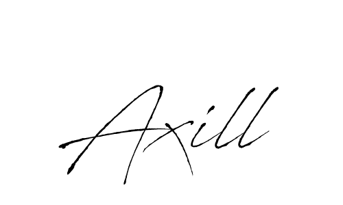 Create a beautiful signature design for name Axill. With this signature (Antro_Vectra) fonts, you can make a handwritten signature for free. Axill signature style 6 images and pictures png