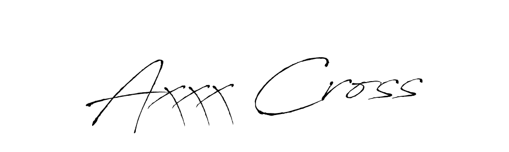 Antro_Vectra is a professional signature style that is perfect for those who want to add a touch of class to their signature. It is also a great choice for those who want to make their signature more unique. Get Axxx Cross name to fancy signature for free. Axxx Cross signature style 6 images and pictures png
