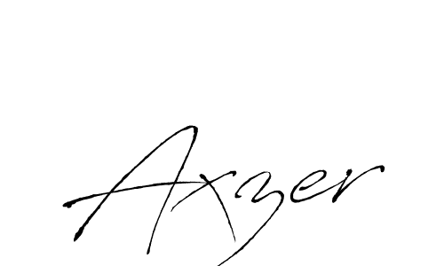 Make a beautiful signature design for name Axzer. With this signature (Antro_Vectra) style, you can create a handwritten signature for free. Axzer signature style 6 images and pictures png