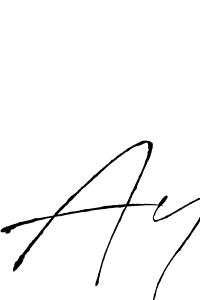 Design your own signature with our free online signature maker. With this signature software, you can create a handwritten (Antro_Vectra) signature for name Ay. Ay signature style 6 images and pictures png