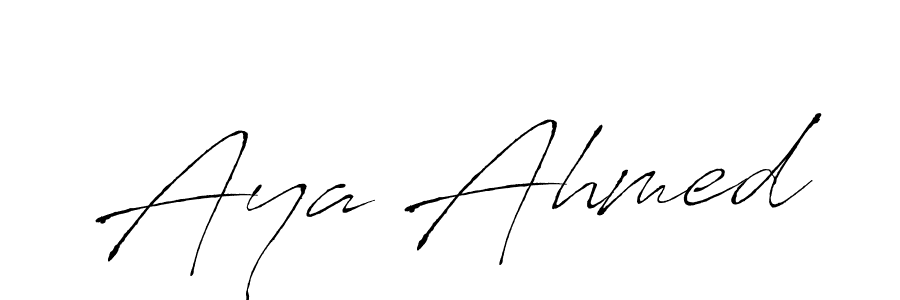 Here are the top 10 professional signature styles for the name Aya Ahmed. These are the best autograph styles you can use for your name. Aya Ahmed signature style 6 images and pictures png