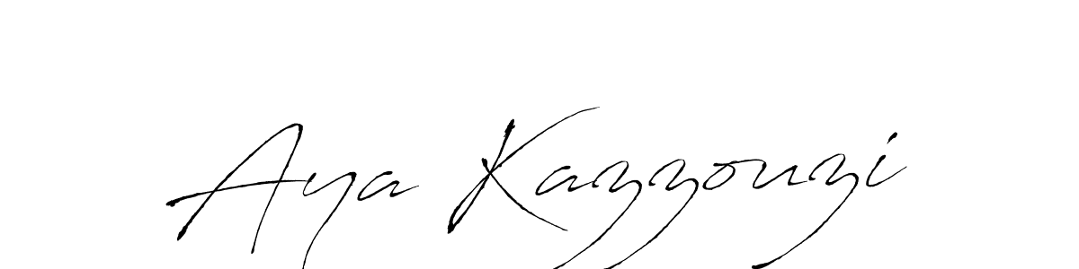 You can use this online signature creator to create a handwritten signature for the name Aya Kazzouzi. This is the best online autograph maker. Aya Kazzouzi signature style 6 images and pictures png