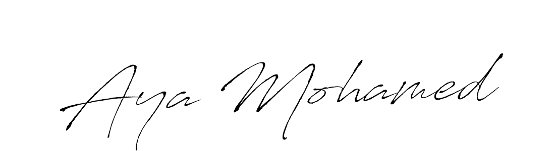 It looks lik you need a new signature style for name Aya Mohamed. Design unique handwritten (Antro_Vectra) signature with our free signature maker in just a few clicks. Aya Mohamed signature style 6 images and pictures png
