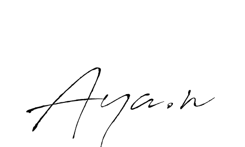 This is the best signature style for the Aya.n name. Also you like these signature font (Antro_Vectra). Mix name signature. Aya.n signature style 6 images and pictures png