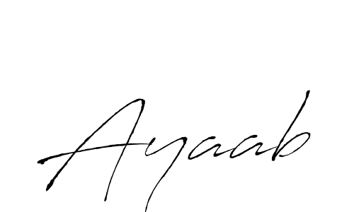 Create a beautiful signature design for name Ayaab. With this signature (Antro_Vectra) fonts, you can make a handwritten signature for free. Ayaab signature style 6 images and pictures png