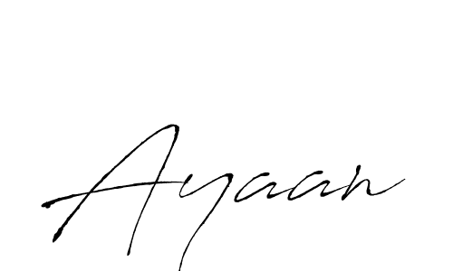 How to make Ayaan signature? Antro_Vectra is a professional autograph style. Create handwritten signature for Ayaan name. Ayaan signature style 6 images and pictures png