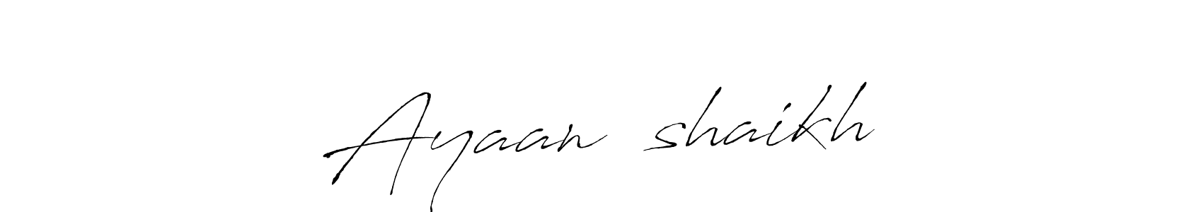 How to make Ayaan❤️shaikh name signature. Use Antro_Vectra style for creating short signs online. This is the latest handwritten sign. Ayaan❤️shaikh signature style 6 images and pictures png