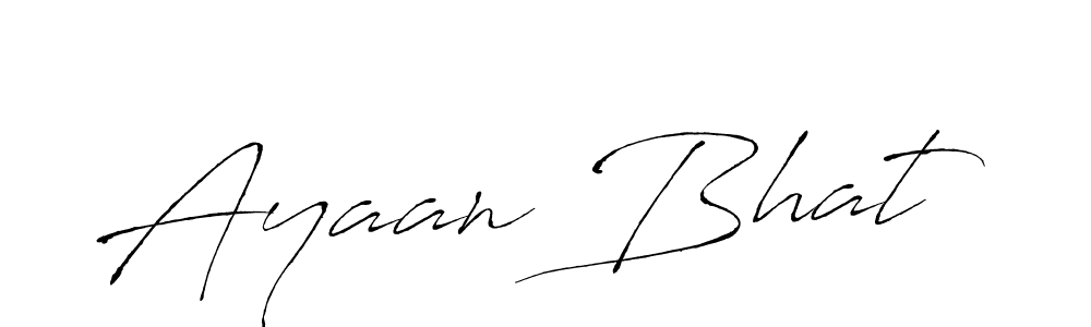 How to make Ayaan Bhat signature? Antro_Vectra is a professional autograph style. Create handwritten signature for Ayaan Bhat name. Ayaan Bhat signature style 6 images and pictures png