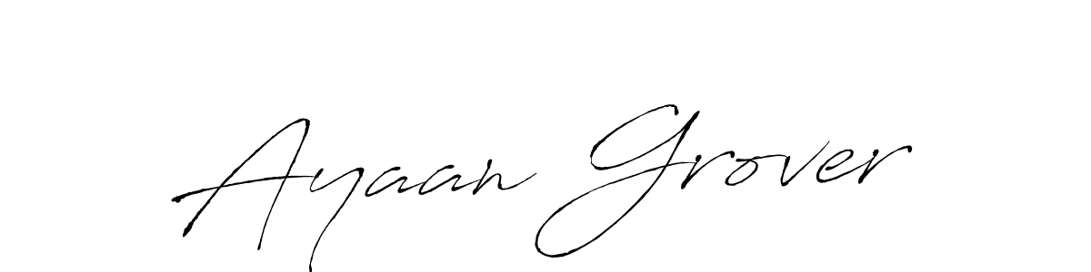 Create a beautiful signature design for name Ayaan Grover. With this signature (Antro_Vectra) fonts, you can make a handwritten signature for free. Ayaan Grover signature style 6 images and pictures png