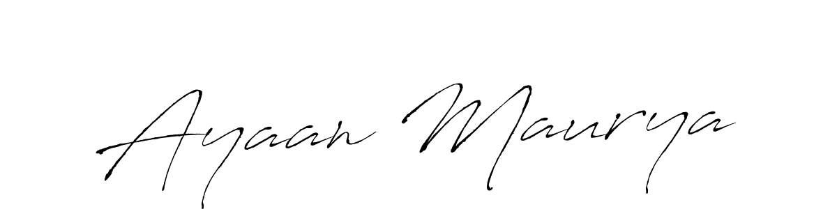Ayaan Maurya stylish signature style. Best Handwritten Sign (Antro_Vectra) for my name. Handwritten Signature Collection Ideas for my name Ayaan Maurya. Ayaan Maurya signature style 6 images and pictures png