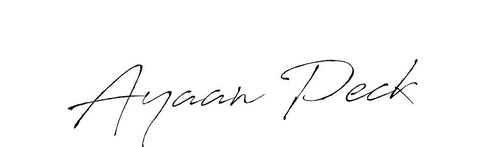 Ayaan Peck stylish signature style. Best Handwritten Sign (Antro_Vectra) for my name. Handwritten Signature Collection Ideas for my name Ayaan Peck. Ayaan Peck signature style 6 images and pictures png