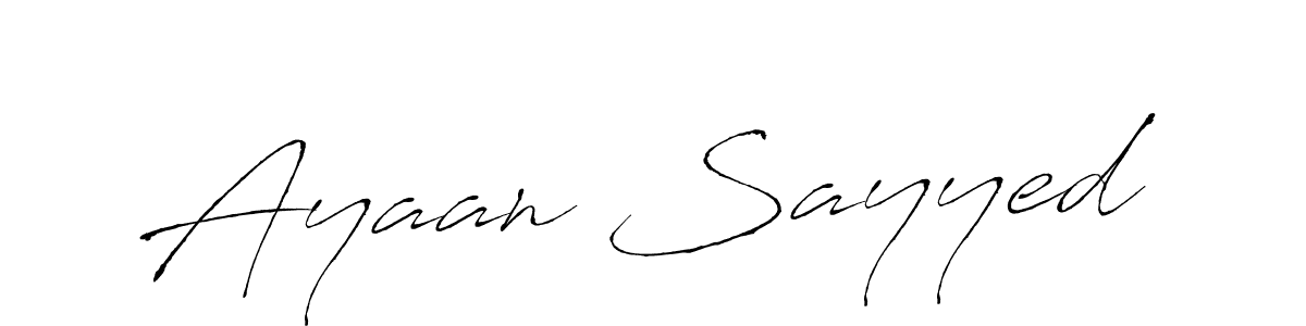 if you are searching for the best signature style for your name Ayaan Sayyed. so please give up your signature search. here we have designed multiple signature styles  using Antro_Vectra. Ayaan Sayyed signature style 6 images and pictures png