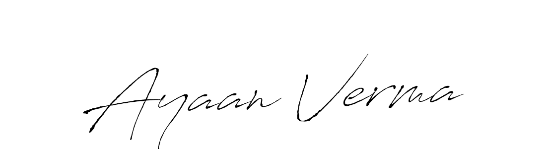 Also we have Ayaan Verma name is the best signature style. Create professional handwritten signature collection using Antro_Vectra autograph style. Ayaan Verma signature style 6 images and pictures png